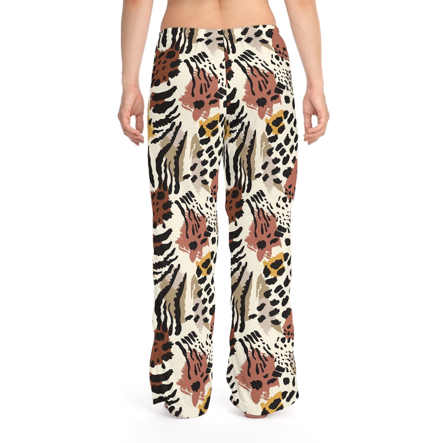 Women's Animal Print Pajama Pants — Cozy Boho Lounge Sleepwear